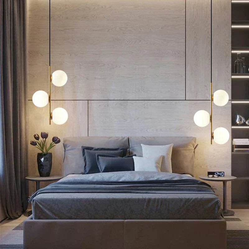 NovaLume Pendant Light Black Metal Adjustable Brightness