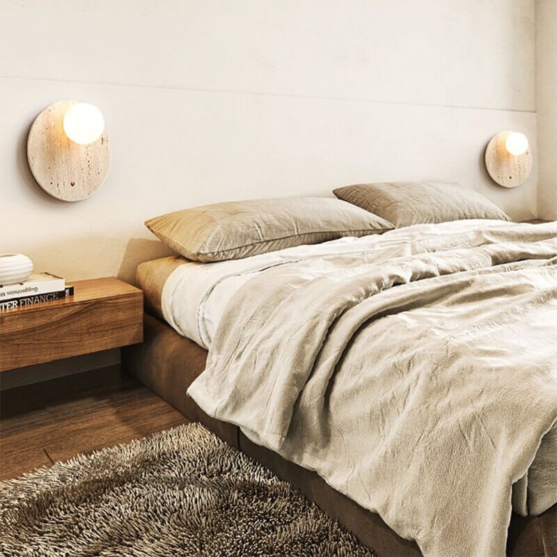 NovaLoom | Marble Glow Lamp for Boho Wabi-Sabi Homes