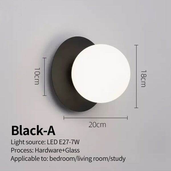 LumaNord Nordic Minimalist Wall Lamp for Calming Ambience