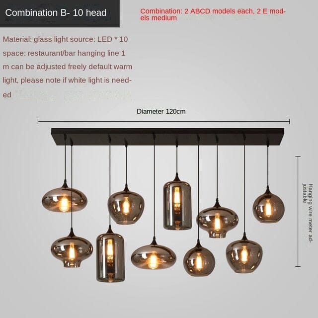 NovaLume Chandelier, Adjustable Height for Small Spaces