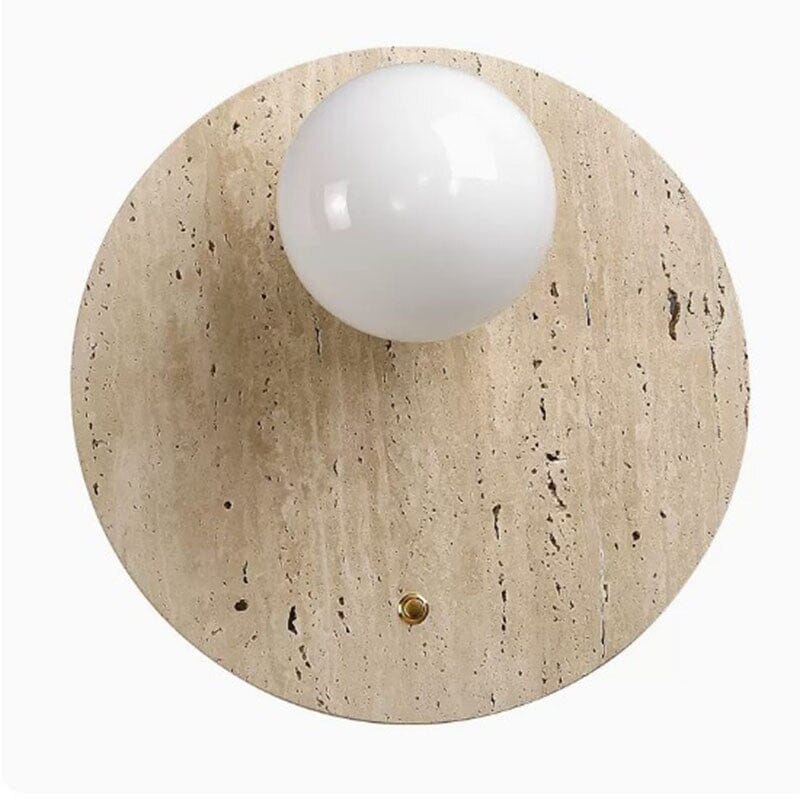 NovaLoom | Marble Glow Lamp for Boho Wabi-Sabi Homes