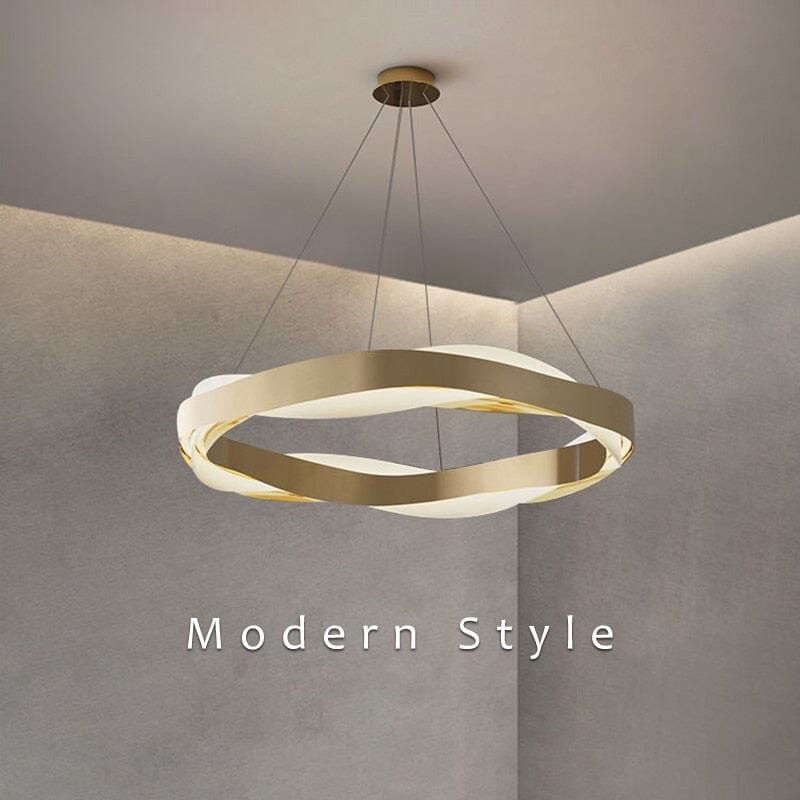 AstraRing Pendant Light - Adjustable Length, 3-Color Dimming