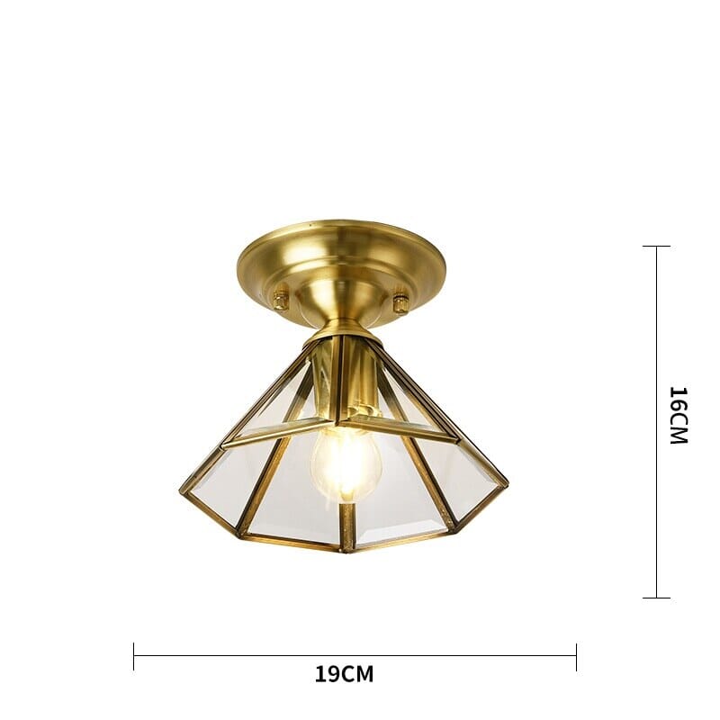 American Copper Vintage Ceiling Lights for Rustic Homes