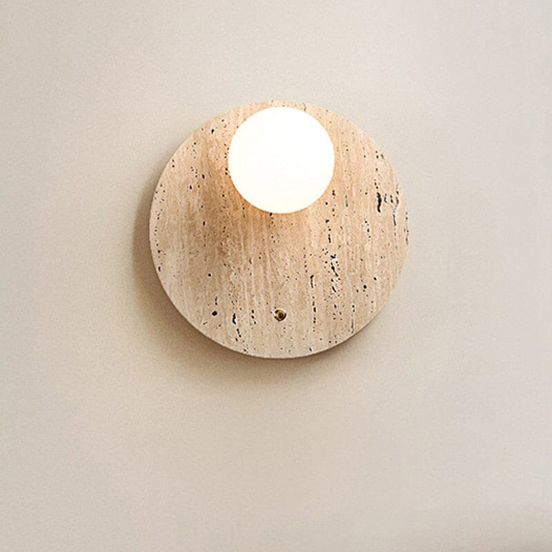 NovaLoom | Marble Glow Lamp for Boho Wabi-Sabi Homes