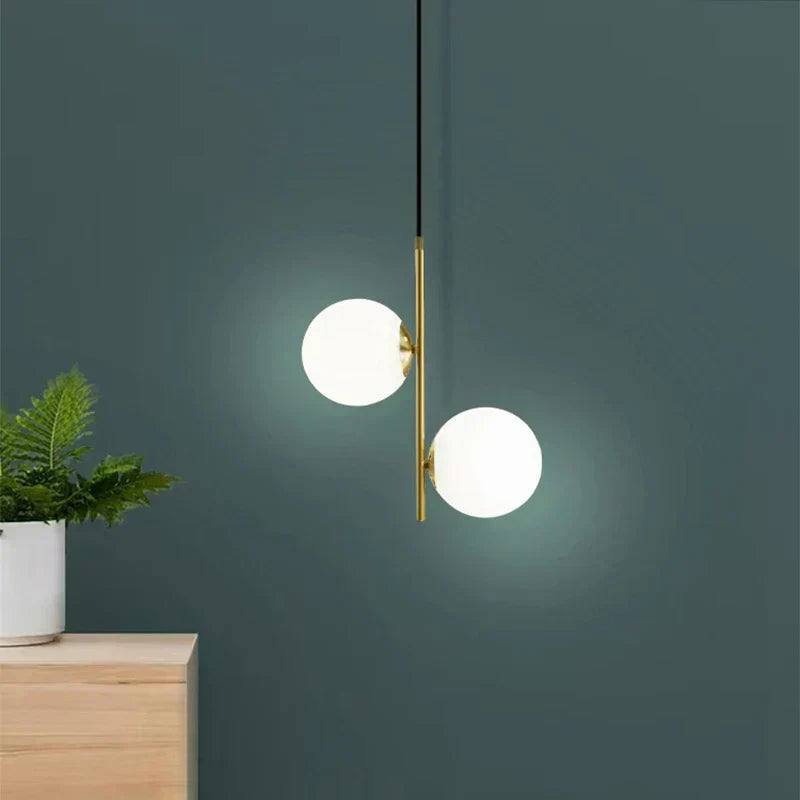 NovaLume Pendant Light Black Metal Adjustable Brightness