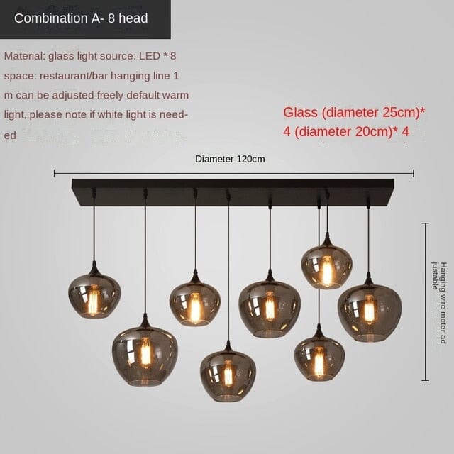 NovaLume Chandelier, Adjustable Height for Small Spaces