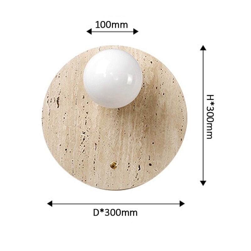 NovaLoom | Marble Glow Lamp for Boho Wabi-Sabi Homes