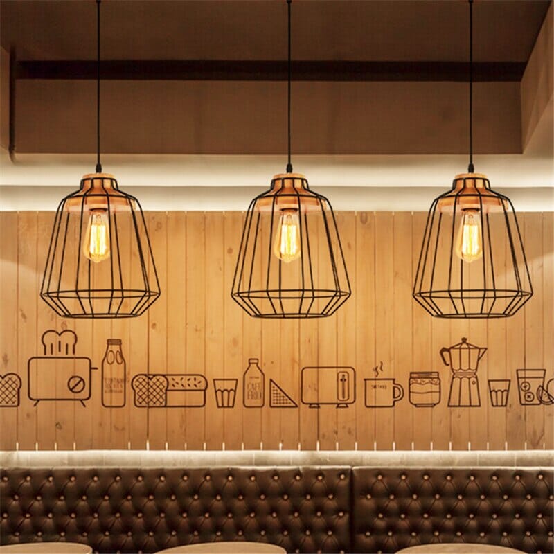 Eloria Vintage Iron Pendant Lights Adjustable Height