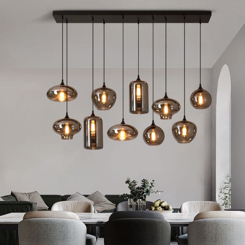 NovaLume Chandelier, Adjustable Height for Small Spaces