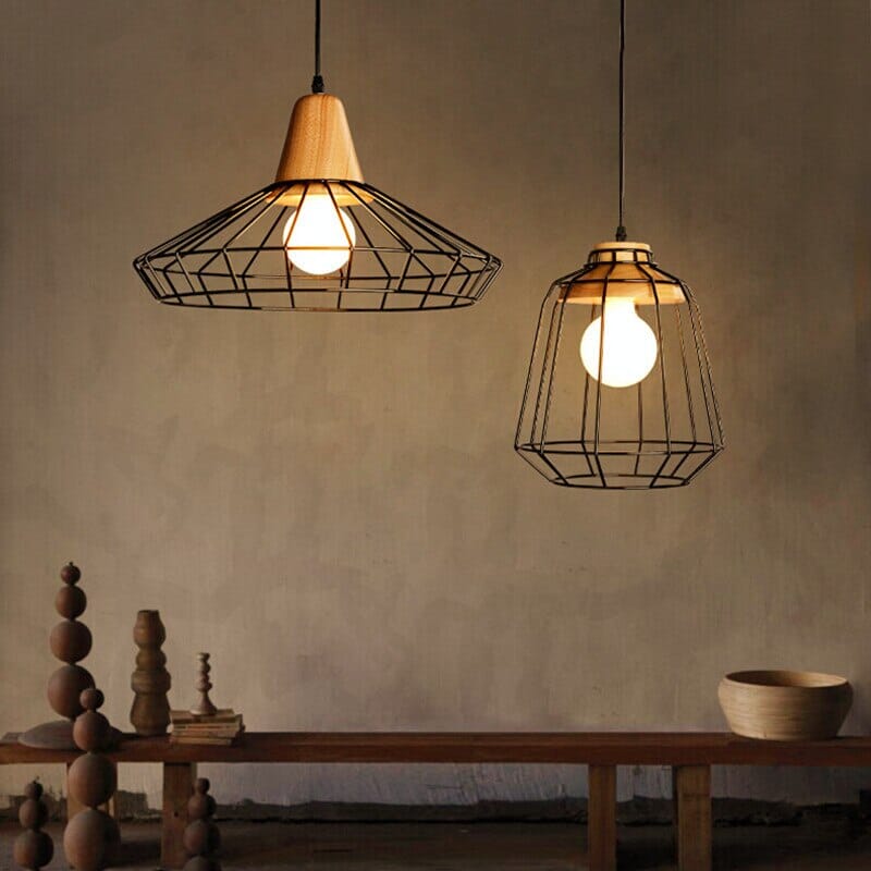 Eloria Vintage Iron Pendant Lights Adjustable Height