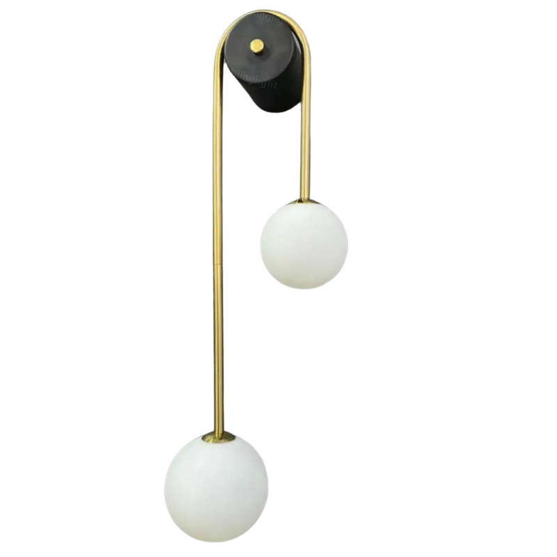 LumaSphere Glass Orb LED Wall Lamp for Modern Spaces