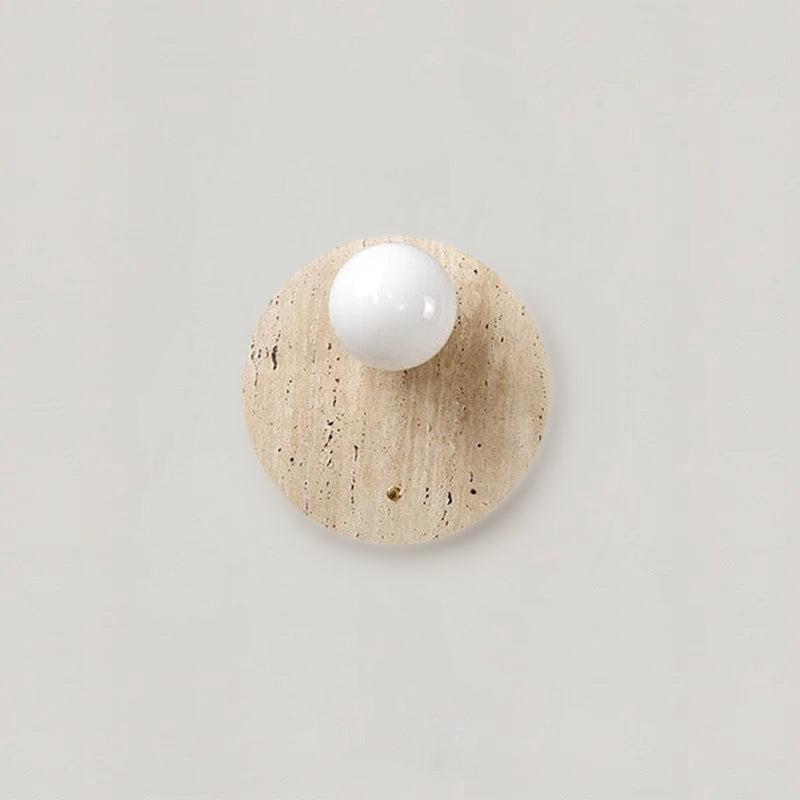 NovaLoom | Marble Glow Lamp for Boho Wabi-Sabi Homes