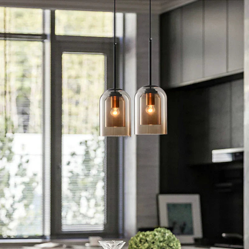 Lyra Nordic Glass Pendant Lights For Modern Kitchens