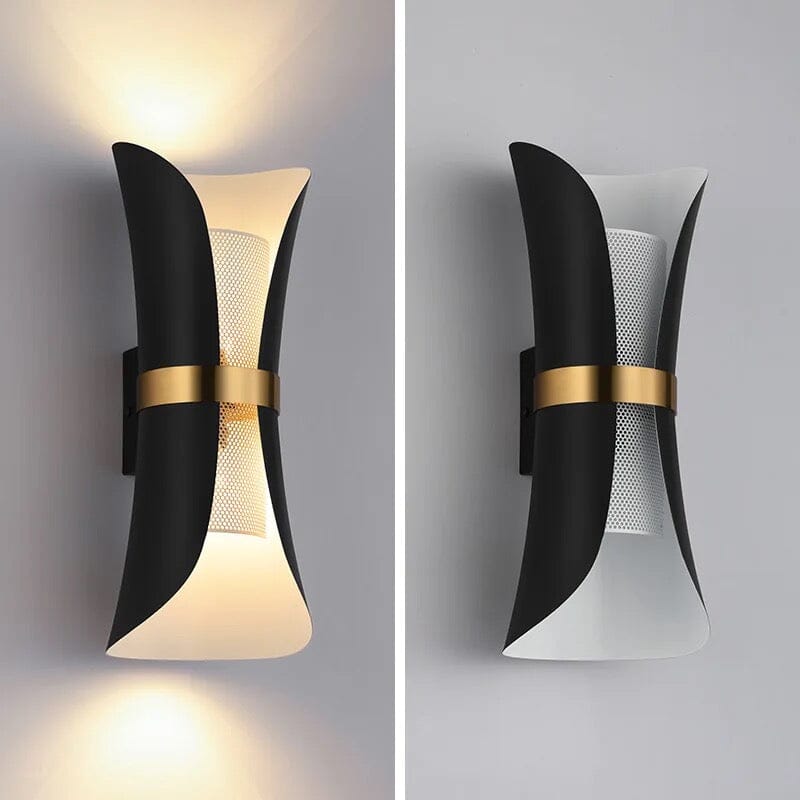 NovaLux LED Wall Light | Modern Fixture Black or White