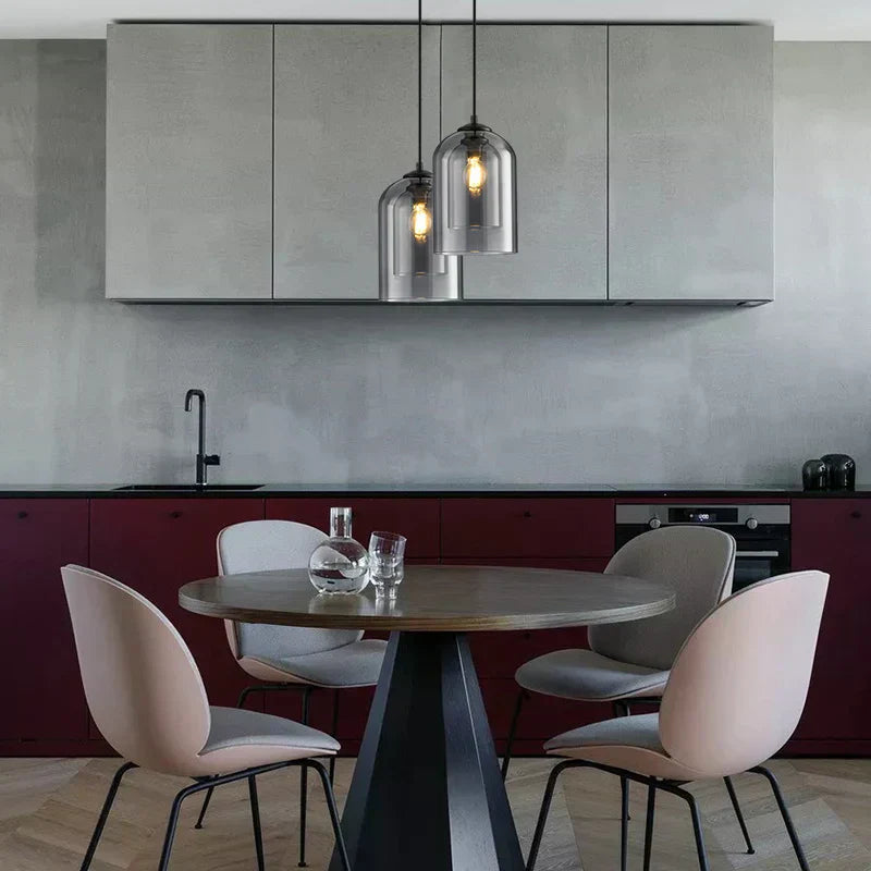 Lyra Nordic Glass Pendant Lights For Modern Kitchens