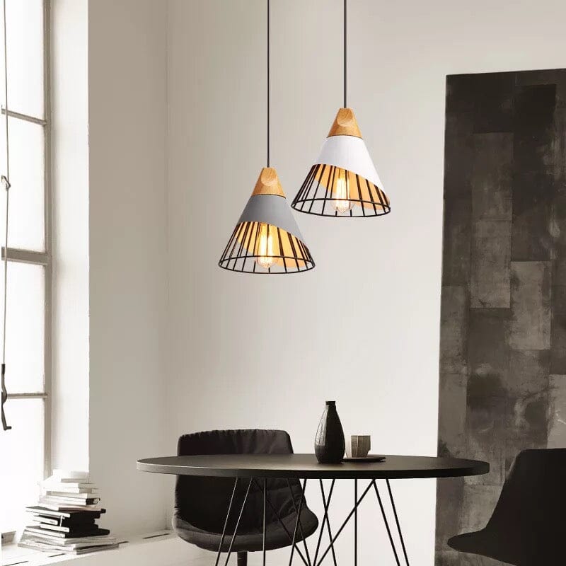 Bircari Modern Iron Pendant Light for Kitchens and Baths