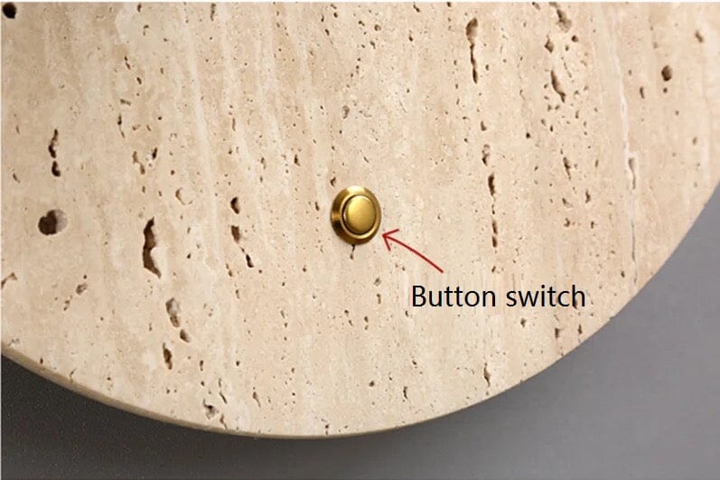 NovaLoom | Marble Glow Lamp for Boho Wabi-Sabi Homes