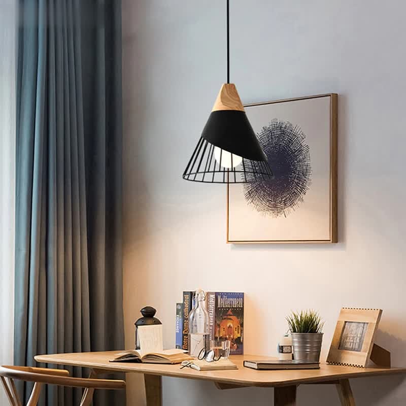 Bircari Modern Iron Pendant Light for Kitchens and Baths