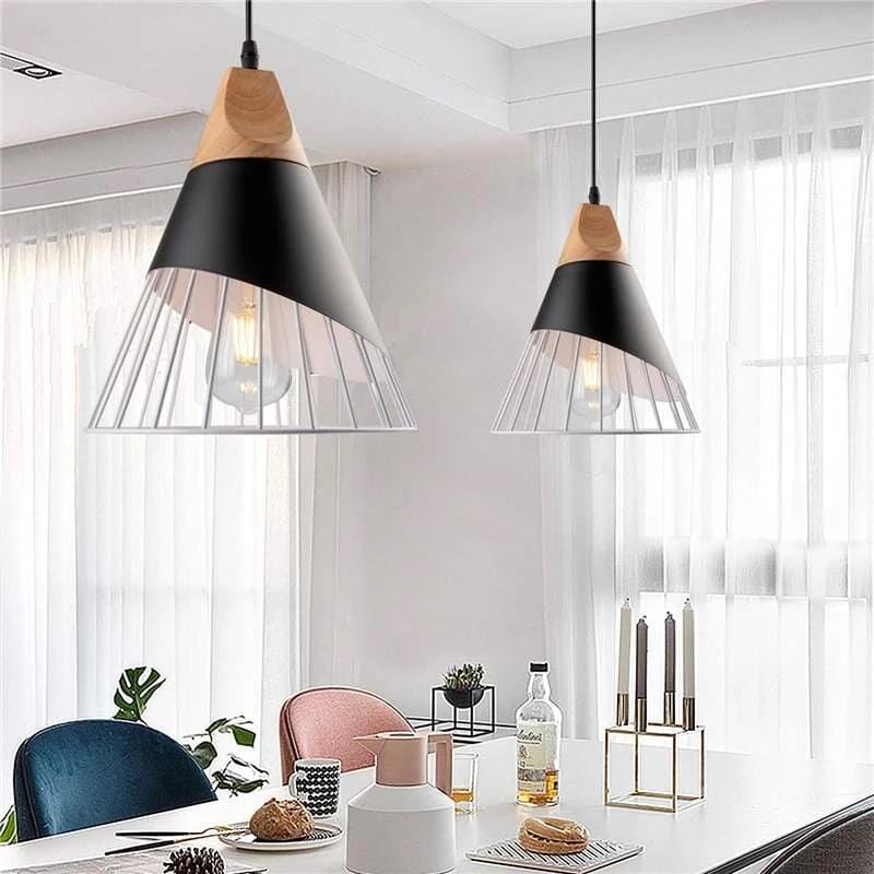 Bircari Modern Iron Pendant Light for Kitchens and Baths